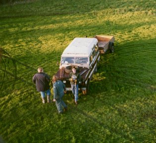 The Landrover and Trailer